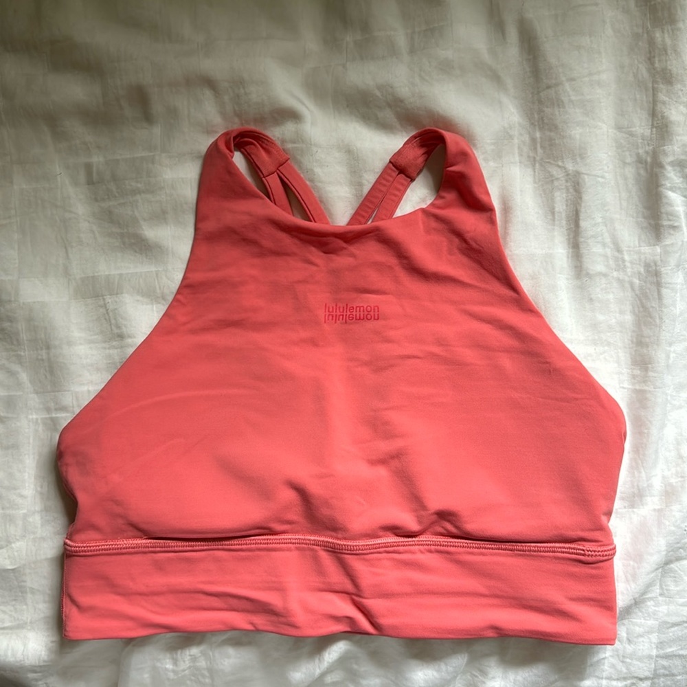Lululemon Longline Energy Bra - Size 8 Pink